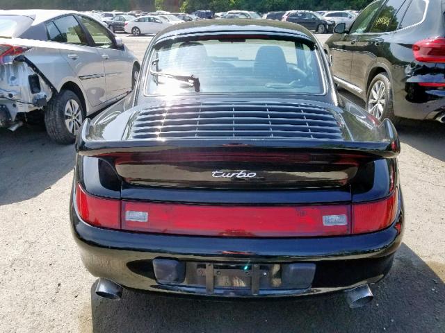 WP0AC2996VS375640 - 1997 PORSCHE 911 TURBO BLACK photo 9