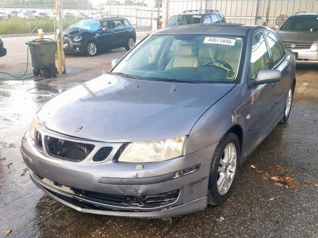 YS3FD49Y471102820 - 2007 SAAB 9-3 2.0T GRAY photo 2