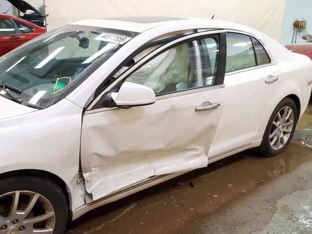 1G1ZE5EB4AF227862 - 2010 CHEVROLET MALIBU LTZ თეთრი ფოტო 9