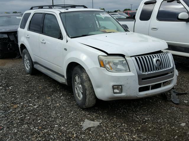 4M2CU81118KJ54296 - 2008 MERCURY MARINER WHITE photo 1