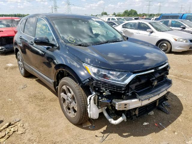 7FARW2H84KE009854 - 2019 HONDA CR-V EXL BLACK photo 1