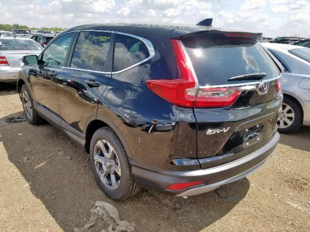 7FARW2H84KE009854 - 2019 HONDA CR-V EXL BLACK photo 3