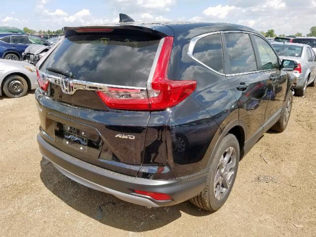 7FARW2H84KE009854 - 2019 HONDA CR-V EXL BLACK photo 4