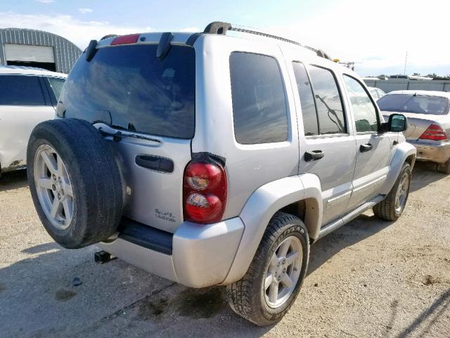 1J4GL58K37W545233 - 2007 JEEP LIBERTY LI SILVER photo 4