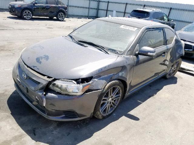 JTKJF5C71C3043850 - 2012 TOYOTA SCION TC ნაცრისფერი ფოტო 2