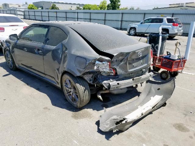 JTKJF5C71C3043850 - 2012 TOYOTA SCION TC ნაცრისფერი ფოტო 3
