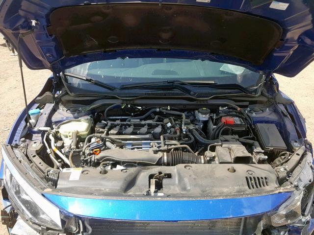 2HGFC3B34JH350451 - 2018 HONDA CIVIC EX BLUE photo 7