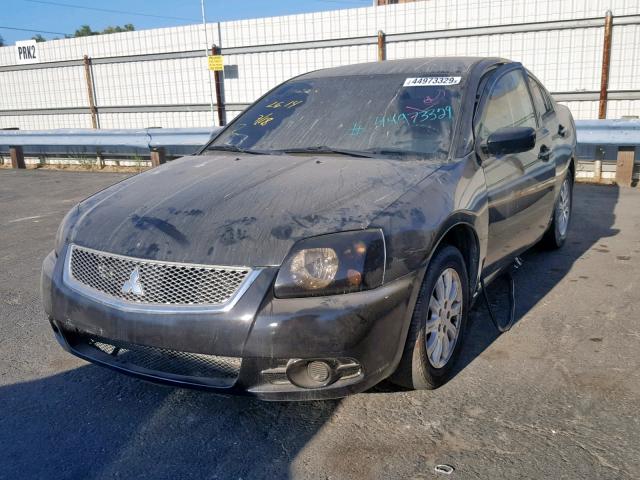 4A33B2FF2BE010509 - 2011 MITSUBISHI GALANT FE BLACK photo 2