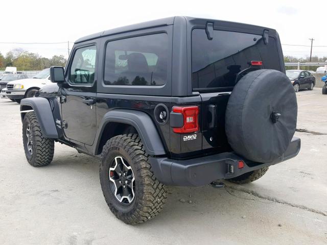 1C4GJXAG7KW533642 - 2019 JEEP WRANGLER S BLACK photo 3