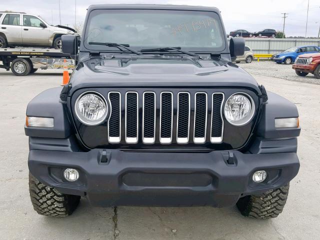 1C4GJXAG7KW533642 - 2019 JEEP WRANGLER S BLACK photo 9