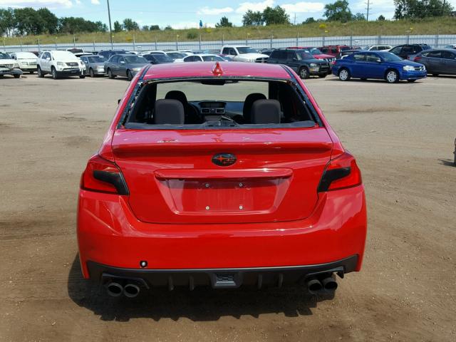 JF1VA1B66H9830442 - 2017 SUBARU WRX RED photo 9