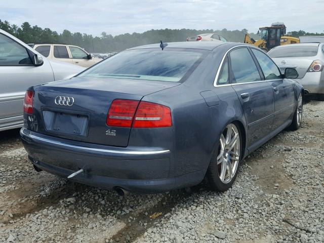 WAULV94E49N003098 - 2009 AUDI A8 4.2 QUA BLUE photo 4