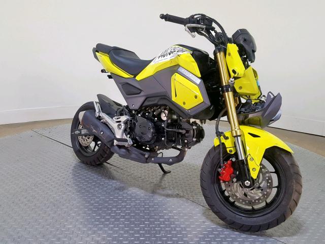 MLHJC6119H5203700 - 2017 HONDA GROM 125 YELLOW photo 2