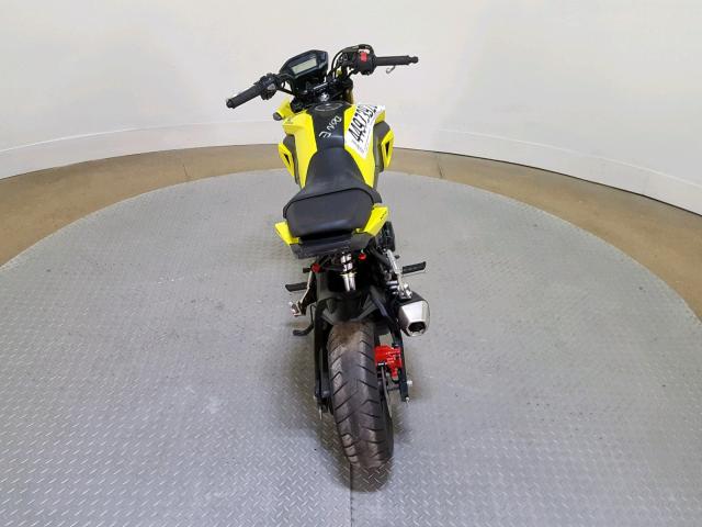 MLHJC6119H5203700 - 2017 HONDA GROM 125 YELLOW photo 9