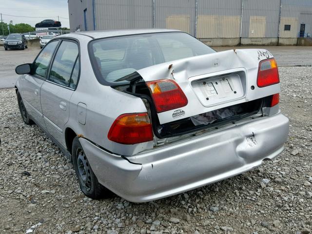 2HGEJ6614XH577921 - 1999 HONDA CIVIC BASE SILVER photo 3