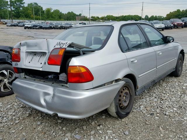 2HGEJ6614XH577921 - 1999 HONDA CIVIC BASE SILVER photo 4