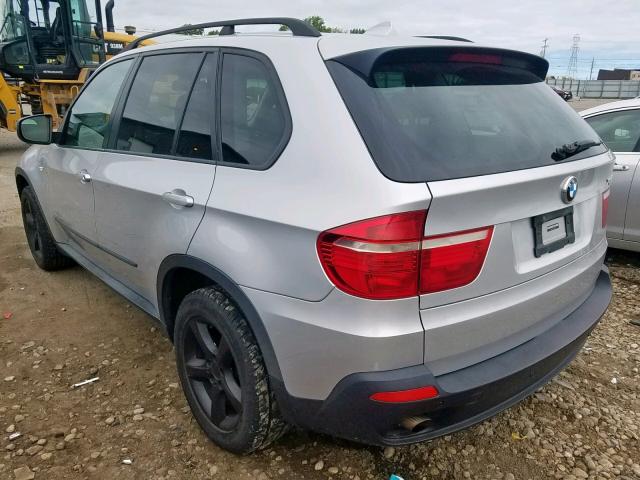 5UXFE43507L011324 - 2007 BMW X5 3.0I SILVER photo 3