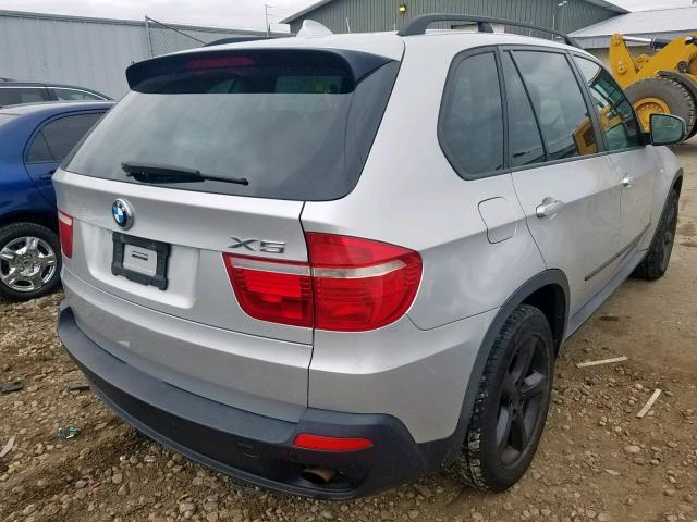 5UXFE43507L011324 - 2007 BMW X5 3.0I SILVER photo 4