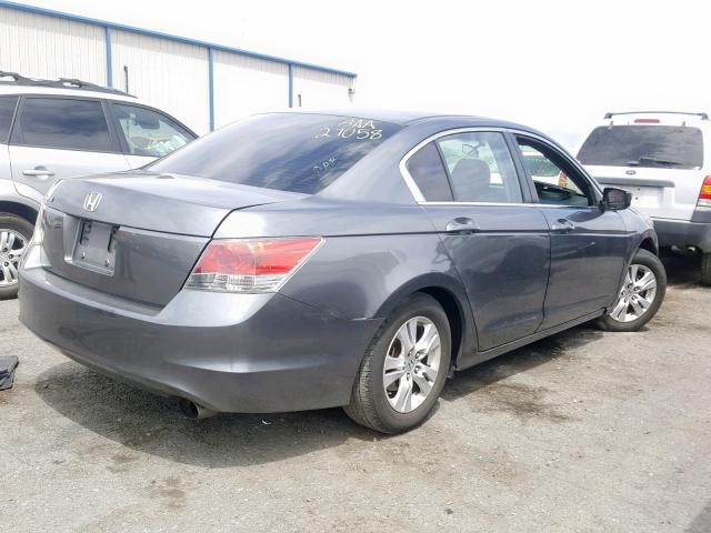 JHMCP26439C007405 - 2009 HONDA ACCORD LXP GRAY photo 4