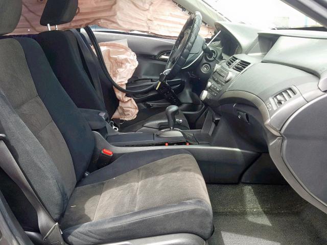 JHMCP26439C007405 - 2009 HONDA ACCORD LXP GRAY photo 5