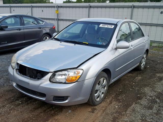 KNAFE121375445267 - 2007 KIA SPECTRA EX SILVER photo 2