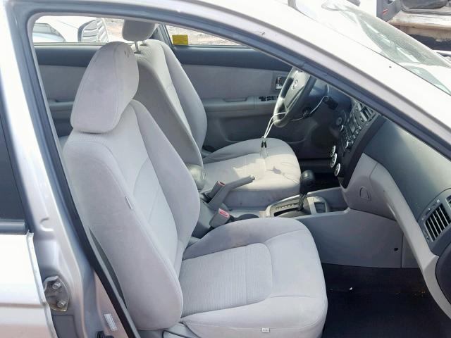 KNAFE121375445267 - 2007 KIA SPECTRA EX SILVER photo 5