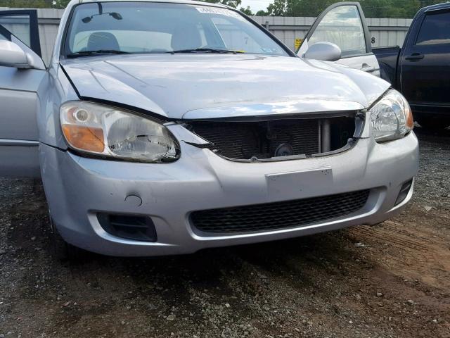 KNAFE121375445267 - 2007 KIA SPECTRA EX SILVER photo 9