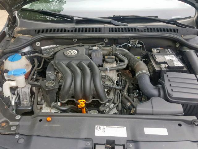 3VW2K7AJ8CM466146 - 2012 VOLKSWAGEN JETTA BASE GRAY photo 7