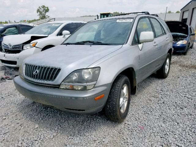 JT6GF10U3Y0075767 - 2000 LEXUS RX 300 GRAY photo 2