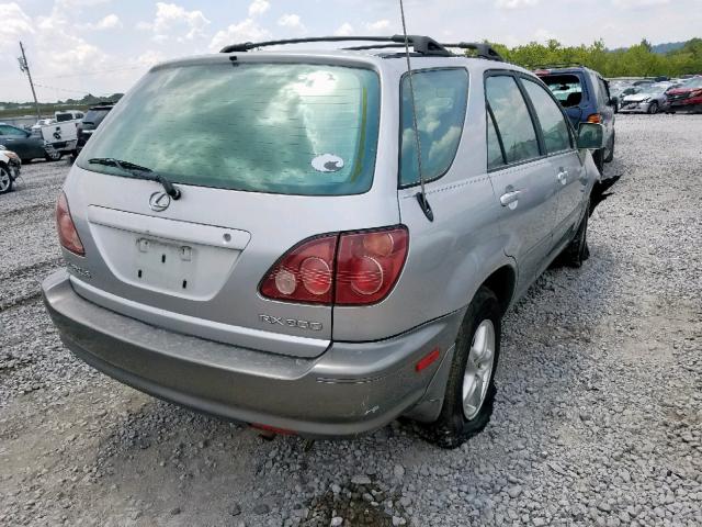 JT6GF10U3Y0075767 - 2000 LEXUS RX 300 GRAY photo 4