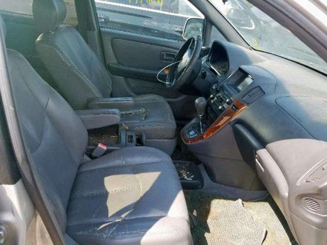 JT6GF10U3Y0075767 - 2000 LEXUS RX 300 GRAY photo 5