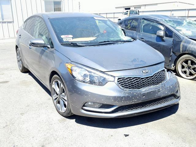 KNAFZ4A86F5388095 - 2015 KIA FORTE EX CHARCOAL photo 1