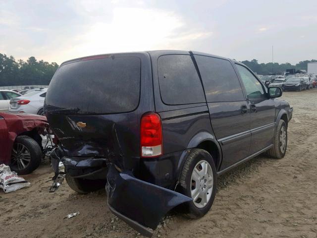 1GNDU23128D134607 - 2008 CHEVROLET UPLANDER L BLUE photo 4