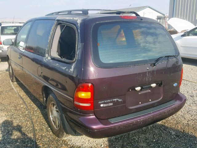 2FMDA5141TBB94307 - 1996 FORD WINDSTAR W PURPLE photo 3