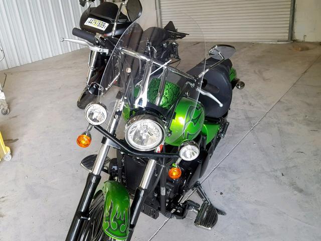 JKAVN2C13EA057439 - 2014 KAWASAKI VN900 C GREEN photo 9