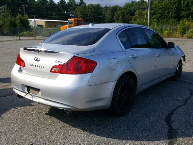 JN1DV6AR7BM653300 - 2011 INFINITI G25 SILVER photo 4