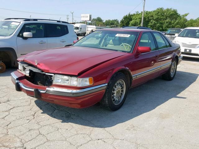 1G6KS52Y1SU811873 - 1995 CADILLAC SEVILLE SL RED photo 2