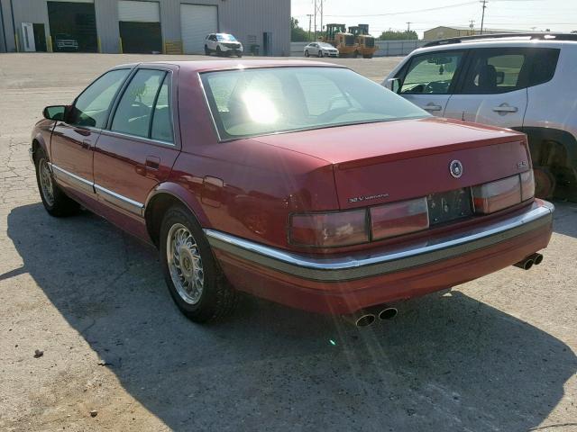 1G6KS52Y1SU811873 - 1995 CADILLAC SEVILLE SL RED photo 3