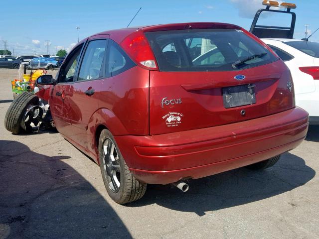 3FAFP37353R178309 - 2003 FORD FOCUS ZX5 RED photo 3