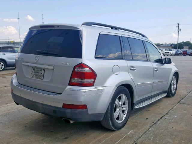 4JGBF22E28A413499 - 2008 MERCEDES-BENZ GL 320 CDI SILVER photo 4