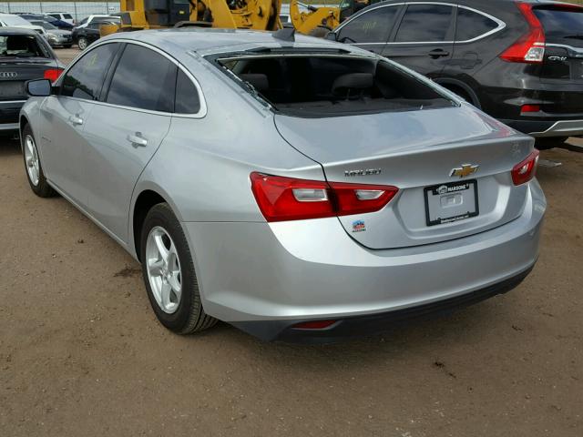 1G1ZB5ST8JF156669 - 2018 CHEVROLET MALIBU LS SILVER photo 3