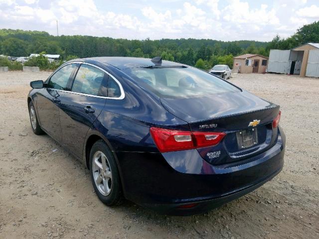 1G1ZB5ST8HF167567 - 2017 CHEVROLET MALIBU LS BLUE photo 3