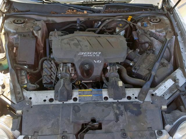 2G4WD532451270414 - 2005 BUICK LACROSSE C GRAY photo 7