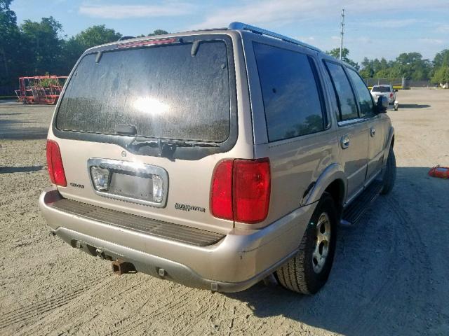 5LMFU28A2YLJ37824 - 2000 LINCOLN NAVIGATOR BEIGE photo 4