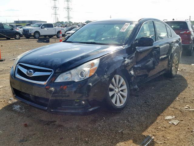 4S3BMEK65A2222051 - 2010 SUBARU LEGACY 3.6 BLACK photo 2