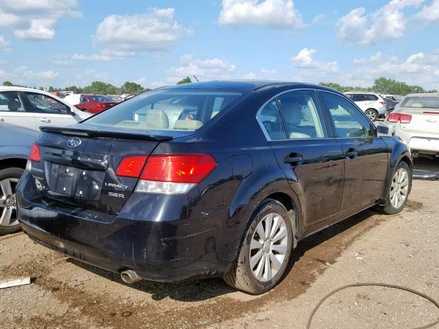 4S3BMEK65A2222051 - 2010 SUBARU LEGACY 3.6 BLACK photo 4