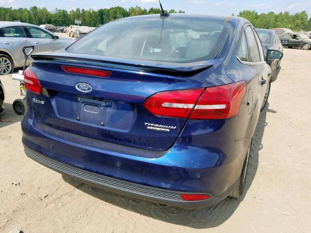 1FADP3J24GL336067 - 2016 FORD FOCUS TITA BLUE photo 4