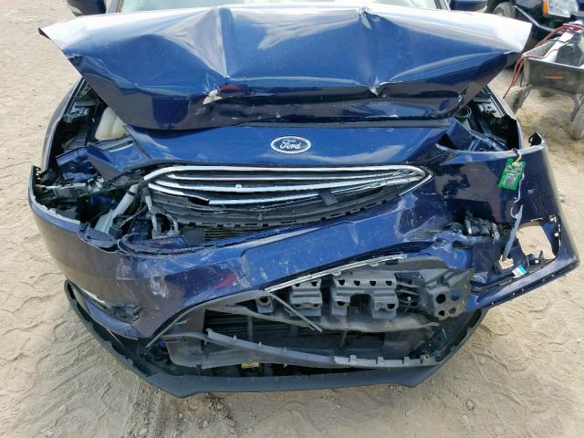 1FADP3J24GL336067 - 2016 FORD FOCUS TITA BLUE photo 9