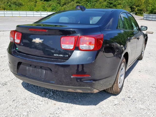 1G11B5SL4EF251488 - 2014 CHEVROLET MALIBU LS BLACK photo 4