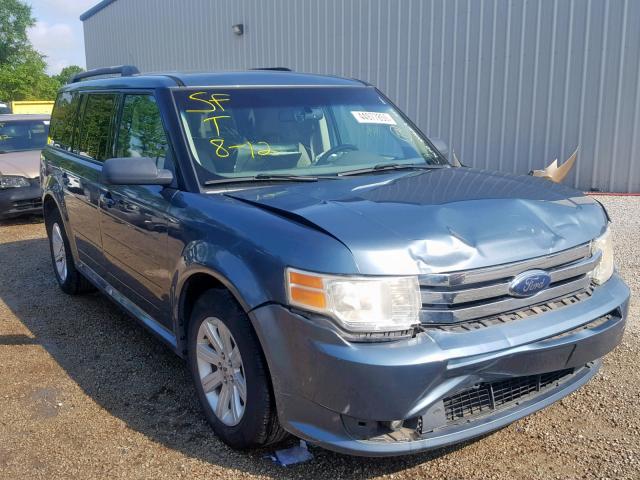 2FMGK5BC9ABA85347 - 2010 FORD FLEX SE BLUE photo 1